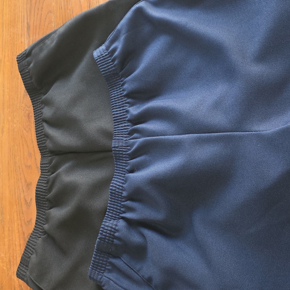 Alfred Dunner Bundle of 2 Polyester Pull On Pants Size 16 P Blue/black